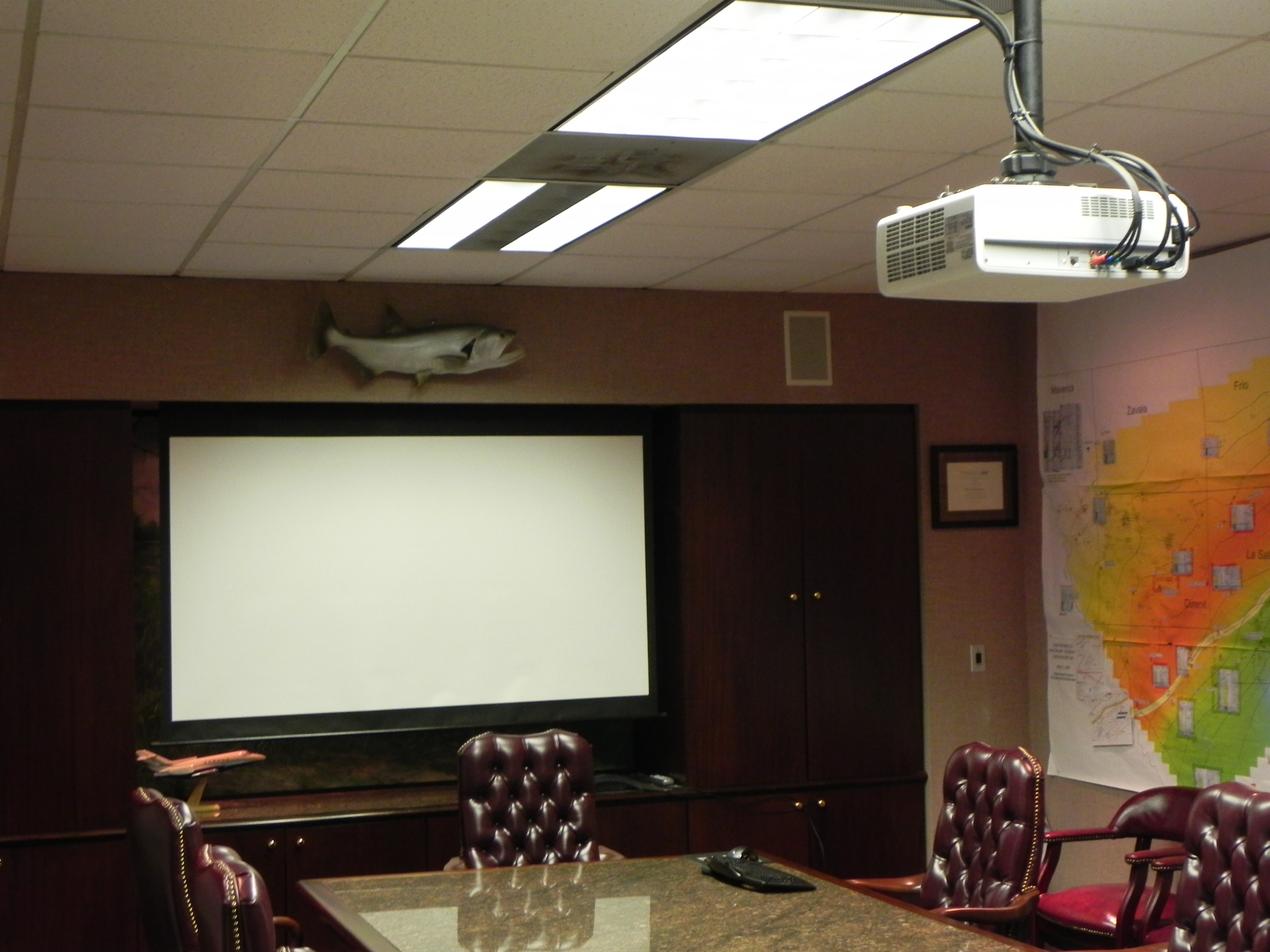 Projector Screen Installation Company Houston Office A V Sound