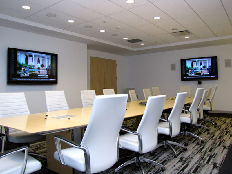 custom audio and video system for houston conference room